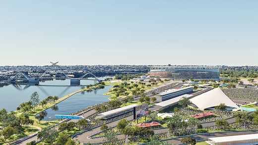 Proposed circuit revealed, latest steps taken in Perth precinct design | Supercars