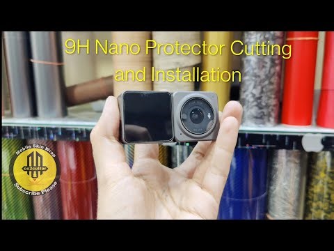 DJI Action 2 Screen Protector Cutting & Installation | Laser Machine | Customer Review