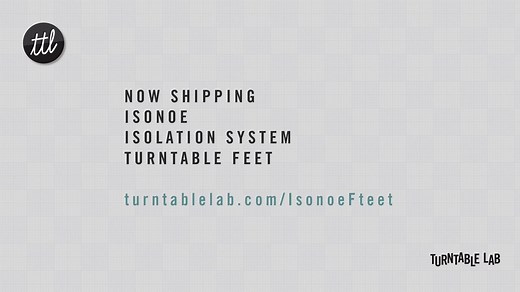 Turntable Lab recommends Isonoe Isolation Feet for DJs and Audiophiles alike. Reduce vibration feedback, no-tool installation, portable. ↳ get yours here: turntablelab.com/Isonoe | Turntable Lab
