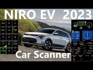 New⚡NIRO EV 2023 driving with obd2 adapter - Car Scanner ELM OBD2 (Car Scanner PRO) #NIROEV