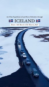 The best way to explore Iceland is to get behind the wheel of powerful Defender, join the craziest convoy and drive through the iconic Golden Circle with the best people from around the world! 🌍 With a Limca World Record to our name of the first Indian Driving Expedition to Icelandic Glacier in 2015 and then back to back successful 10 seasons of our Iceland Expedition, you can be part of something legendary. Mark the dates : 8th-15th March, 2025. DM us to join!❤️ #adventuresoverland #iceland #i