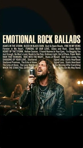 Best Rock Ballads of All Time | Emotional & Powerful Songs #RockBallads #ClassicRock #PowerBallads