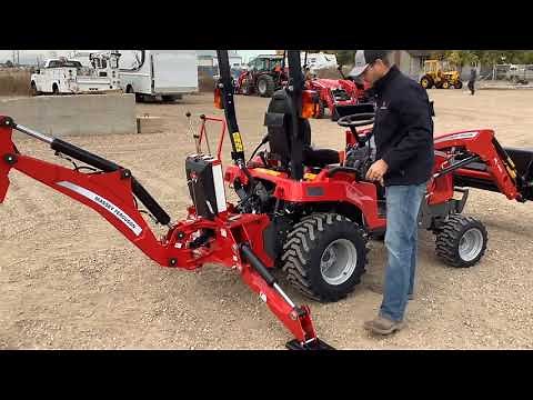 Attaching your backhoe to your Massey Ferguson tractor