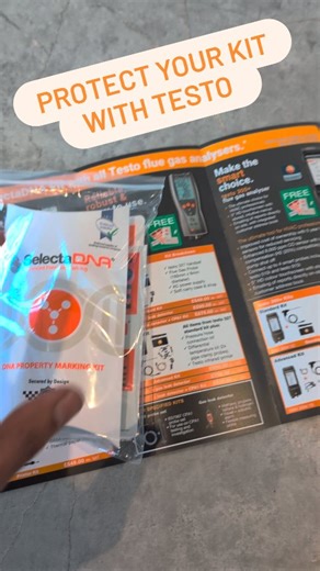 Chirag Panchal on Instagram: "Until 31st December, Testo are including a Selecta DNA kit with every FGA purchase to help combat theft of tools & equipment for tradespeople! Not only that, until 30th September if you purchase a Testo 310 2nd gen analyser, you'll get 15% off as well! There really couldn't be a better time to upgrade your kit or if you're starting off. Copy & paste the link below to take advantage of this offer https://www.testo.com/en-UK/promotion/cputility-sale Promo code CPU310 
