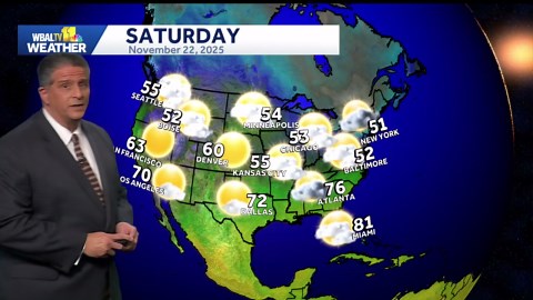 Weather Talk: Thanksgiving week weather forecast