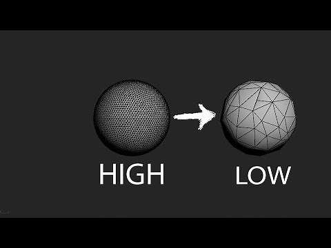 How to make Low poly from High poly easily - 3ds max beginner tutorial