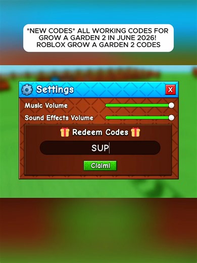 *NEW CODES* ALL WORKING CODES FOR GROW A GARDEN 2 IN JUNE 2026! ROBLOX GROW A GARDEN 2 CODES Part 2 #roblox #blox #robloxedit #robloxgames #robloxstory