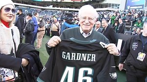 Jim Gardner honored by the Eagles at Lincoln Financial Field
