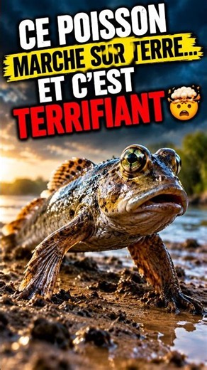 Ce poisson (Le Périophtalme) se promène sur la terre.un miracle biologique ! wildscope #shortvideo