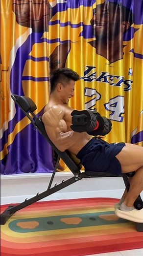 5 Day Dumbbell Home Workout Split for Muscle Gains! 💪 Bench Only #5DaySplit #GymAtHome #fitness