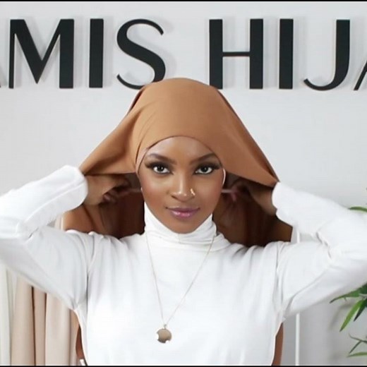 Lamis Hijab - TUTO hijab à enfiler en soie de médine