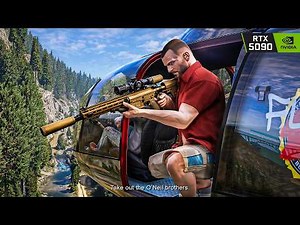 GTA 5 'Predator' Mission 8K Gameplay | RTX 5090 Remastered Graphics MOD