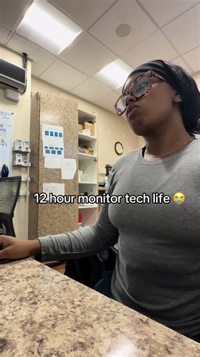 12 hour shift #work #monitortech #fyp | monitor technician