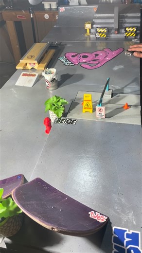 ZACK / DAWG🐾 on Instagram: "Kickflip•Sex Change•Boardslide-FingerFlip Out/ Fakie Heelflip • Boardslide Out✌️🛹🔥 Deck/34mm- @techdeck #techdecktryouts Trucks/34mm- @obsiusfb Wheels- @pipsqueak_fb_wheels Bushings/O•Rings- @teaktuning / @slushcult Griptape/0.5mm- @zegheads Custom FB Park Builder- @pogy.parks Pallets- @fingereverything 🗑️- @blackriver_official Sticker Gang- @beigemvmnt"