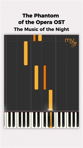 The Music of the Night (The Phantom of the Opera OST) – Piano tutorial