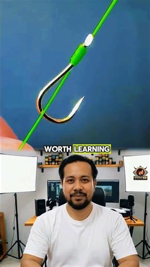 Simple Trick to Tie an Eyeless Fishing Hook Strong & Fast! #FishingKnots