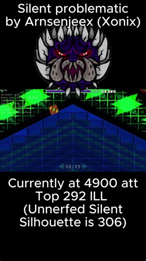 Silent problematic 82 spam complete #geometrydash #gd