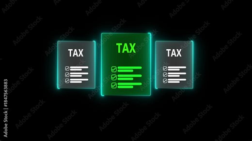 Tax and Vat concept. Government, state taxes concept. Bussinesman complete Individual income tax return form online for tax payment. Data analysis, financial research.