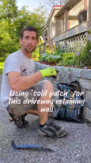 17K views · 162 reactions | Driveway patch! If you use this to fill in holes or something in your driveway, it's not going to last forever just so you know! But it's great for filling in spots like this or patching any type area. #clarkscarpentry #carpentey #fyp #foryoupage #decks #painting #construction #recovery #onedayatatime #Maine #BarHarbor #Ellsworth #builder #remodel #viral #viralreels #plumbing #paint #painter | Your Favorite Contractor | Facebook