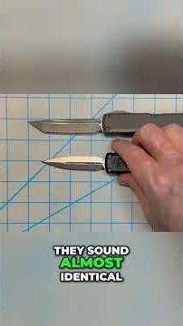 Amazing Microtech OTF Knife Comparison: Grip, Blade, and Carry! #shorts