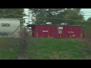 Red Caboose on CSX Freight Train! Pan Am Dash 8's on CSX Train! Big BNSF Grain Train NS Train + More