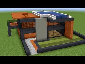 Minecraft - How to build a modern acacia house