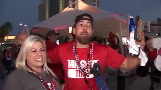 FIRE THE CANNONS! Bucs fans celebrate the team's victory and becoming the first team in the NFL to play in the Super Bowl in their home stadium. MORE: https://bit.ly/2KIZ1FQ | FOX 13 News - Tampa Bay