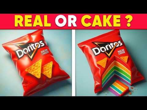Would You Rather - REAL or CAKE 🧀🎂🍰 Quiz Diver