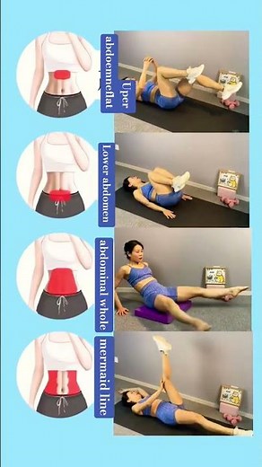Still doing sit-ups to lose belly fat? Here are 4 easy #HomeWorkout #SlimBelly #WeightLoss #shorts