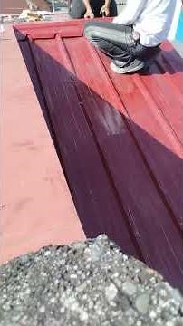 Ridge Cap Installation #ridgecap #ridgecapflashing #roofingservices #roofinginstaller #shortvideo