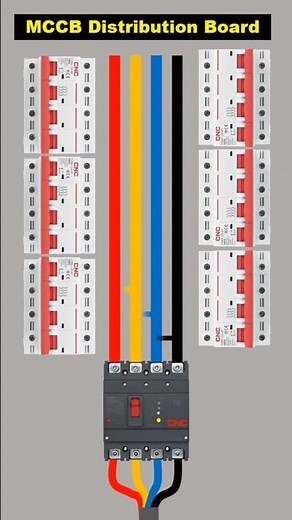 3 Phase Distribution Board Connection(MCCB Distribution Board)