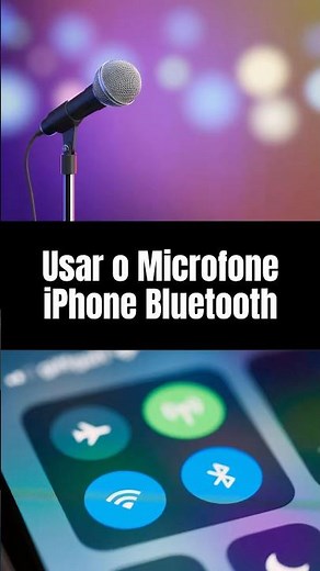 Como Usar o Microfone do iPhone Para Enviar Audio Quando Conectado no Bluetooth?