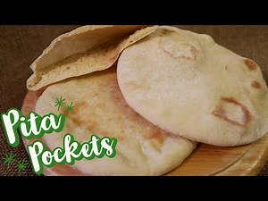 Middle Eastern Pita Bread: Only 4 Ingredients with a Traditional Internal Pocket for Fillings!