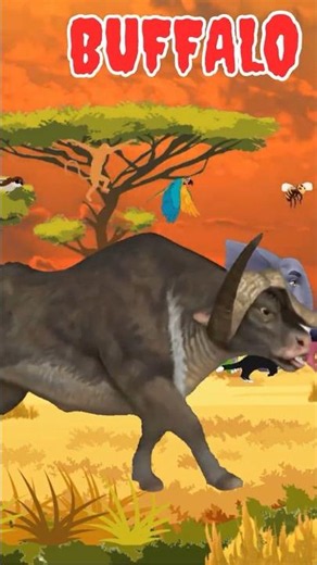 Savanna Animal Sounds Song 🐍 Hiss, Peep, Grunt & Screech 🐃🦅 Learn Fun Wild Animals for Toddlers 🎵