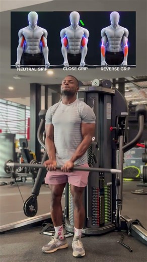 1 machine 1bar for all arms workout 💪🏾💪🏾