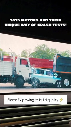Tata Sierra EV Crash Test!
