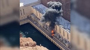 See flames erupt at the Hoover Dam after a transformer exploded | CNN
