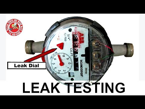 Testing For A Water Main Or Drain Line Leak