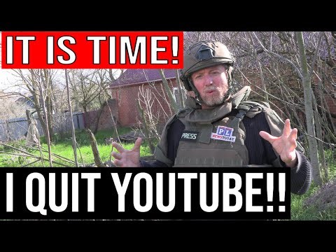 I QUIT YOUTUBE!!! Watch full video to see what is next