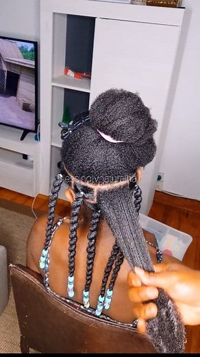 Beautiful African thread natural hairstyle for kids hair retention #africanthreading #kidshairstyles #fblifestyle | Blessingtv naturalhair