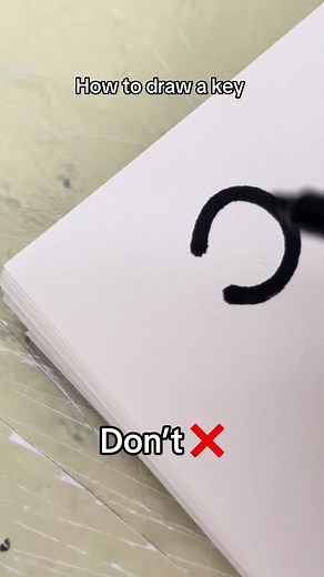 Key Drawing Tutorial for Beginners