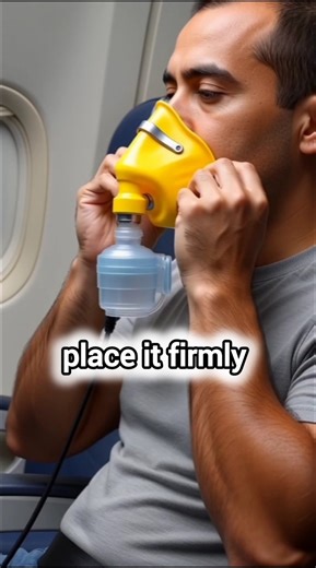 The Oxygen mask #AirplaneCabin