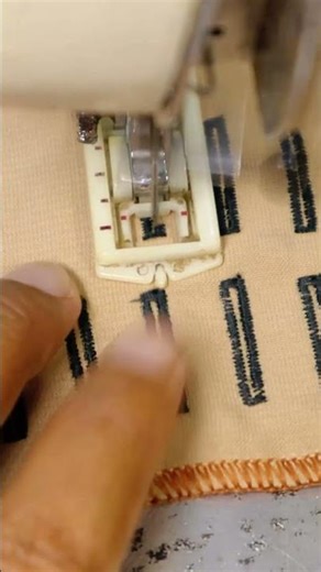 sewing buttonhole pattern using special foot #sewing #sewingtechnique #60