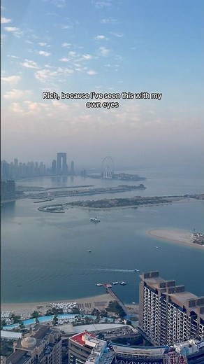 The view at the Palm in Dubai 🇦🇪Tickets sur Get Your Guide! Code : AIRVOYAGE5‪@GetYourGuide‬