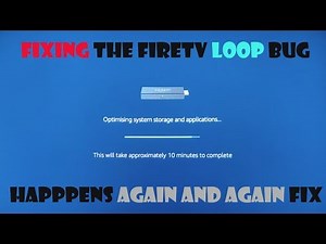 Fixing "Optimizing System Storage and Applications" Bug on FireTv Stick | Talkin' Tech Stuff