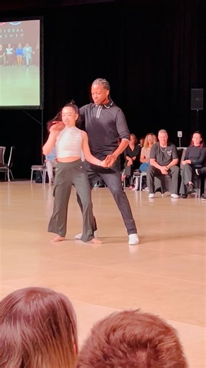13K views · 362 reactions | When two fun dancers get together and create on the dance floor West Coast Swing Improv @USA Grand Nationals Dance Championships #westcoastswing #socialdance #viral #WCS #dancer #dancelife #dancers #cuffitchallenge #beyonce Beyoncé | Stuckonswing | Facebook