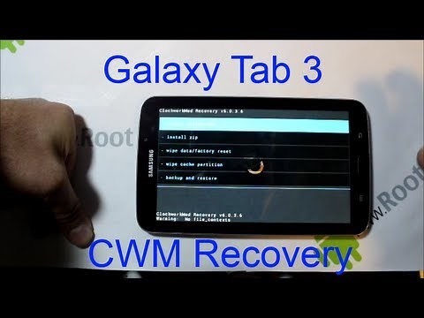 Samsung Galaxy Tab 3 ClockWorkMod Recovery Install