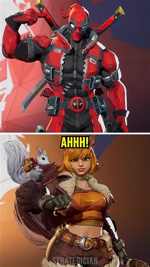 Deadpool Doesn't Like Squirrel Girl Catchphrase in Marvel Rivals#MarvelRivals #MarvelRivalsDeadpool