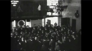 CIRCA 1910s - Scenes from the Chicago or another board of trade stock exchange in 1918.