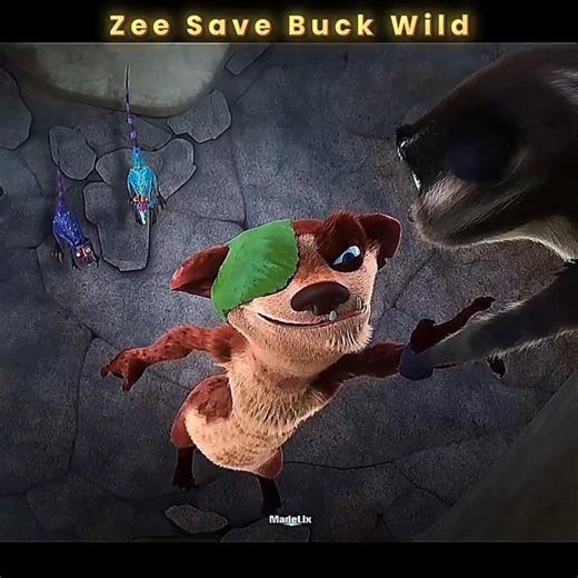 Zee Save Buck Wild-The Ice Age Adventures of Buck Wild #edit #cartoon #animation #viral